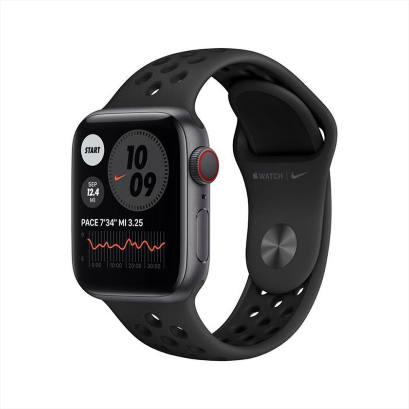 APPLE - Watch Nike Series 6 GPS+Cell 40mm All Grey-Sport Anthracite/Black