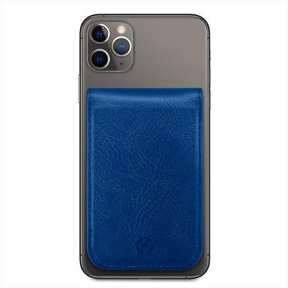 CELLY - CARDDBL - PORTACARTE MAGNETICO-BLU/SIMILPELLE