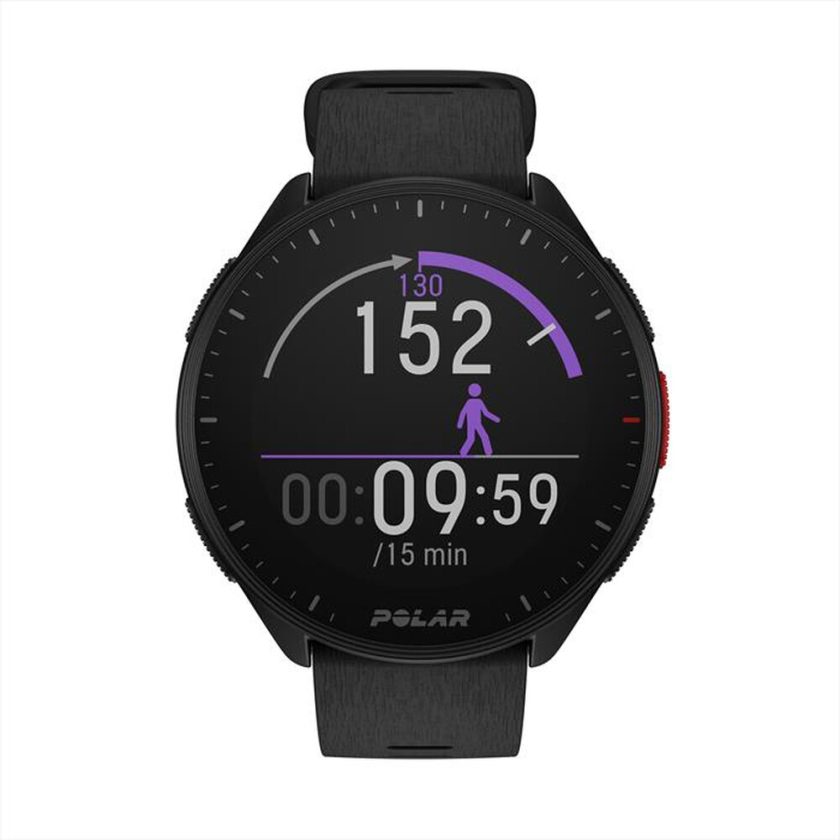 POLAR - Pacer GPS Sports Watch Night Black S-L-Nero