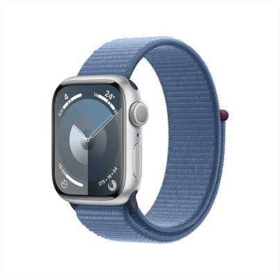 APPLE - Watch Series 9 GPS Cassa 41mm Argento-Blu Inverno