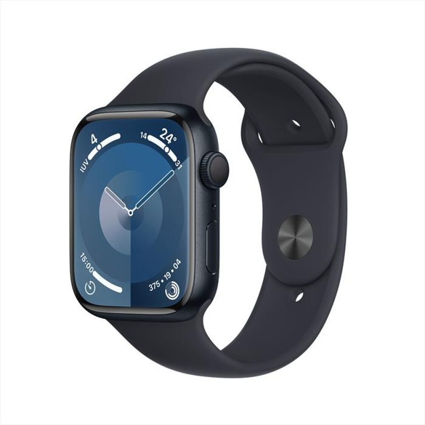 APPLE - Watch Series 9 GPS Cassa 45mm - M/L-Mezzanotte