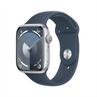 APPLE - WATCH SERIES 9 GPS CASSA 45MM - S/M-Blu Tempesta