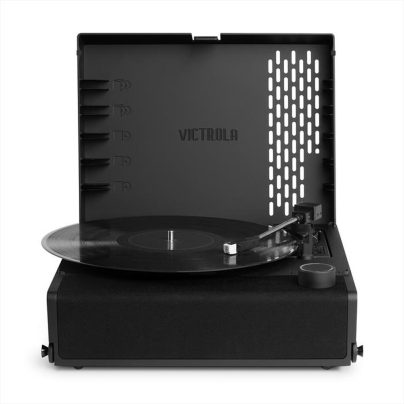 VICTROLA - Piatto giradischi REVOLUTION GO-Nero