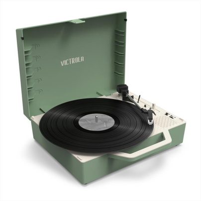 VICTROLA - Piatto giradischi RE-SPIN-VERDE