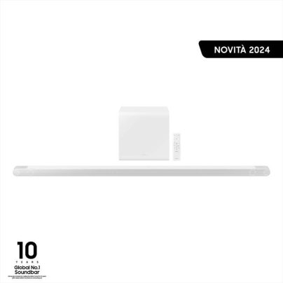 SAMSUNG - Soundbar HW-S801D/ZF 3.1.2 CANALI 330W 2024-WHITE