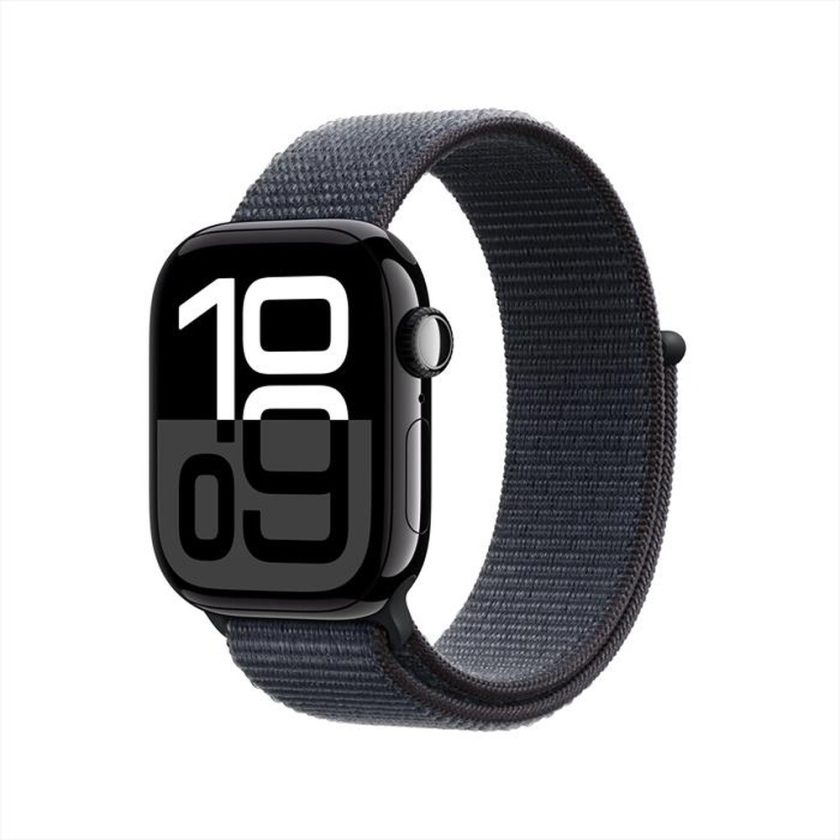 APPLE - Watch Series 10 GPS + Cellular 42mm Alluminio-Jet Black - Sport Loop Ink