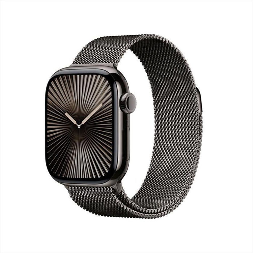 APPLE - Watch Series 10 GPS + Cellular 42mm Titanio-Ardesia Loop Milanese Ardesia