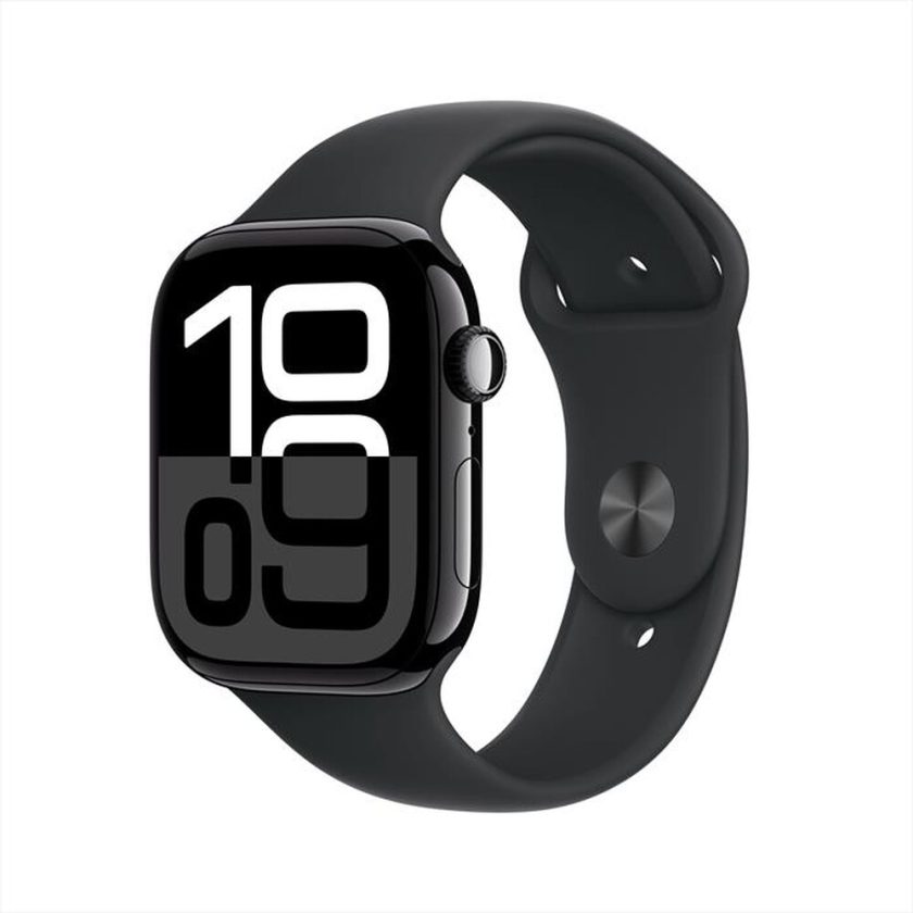 APPLE - Watch Series 10 GPS + Cellular 46mm Alluminio-Jet Black Sport Band Nero M/L