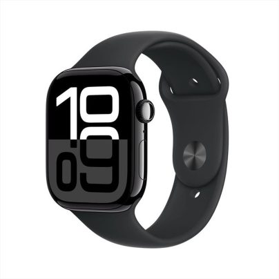 APPLE - Watch Series 10 GPS + Cellular 46mm Alluminio-Jet Black Sport Band Nero S/M