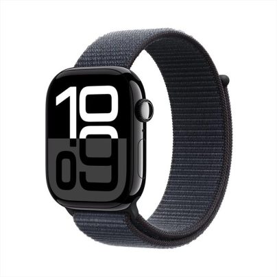 APPLE - Watch Series 10 GPS 46mm Alluminio-Jet Black - Sport Loop Ink